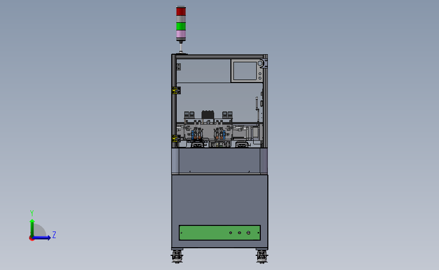 绝缘胶膜贴付机(自动贴附机 贴膜机)3D模型SolidWorks三维设计图