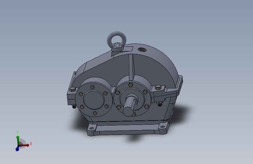 减速机 3D模型SolidWorks三维设计图