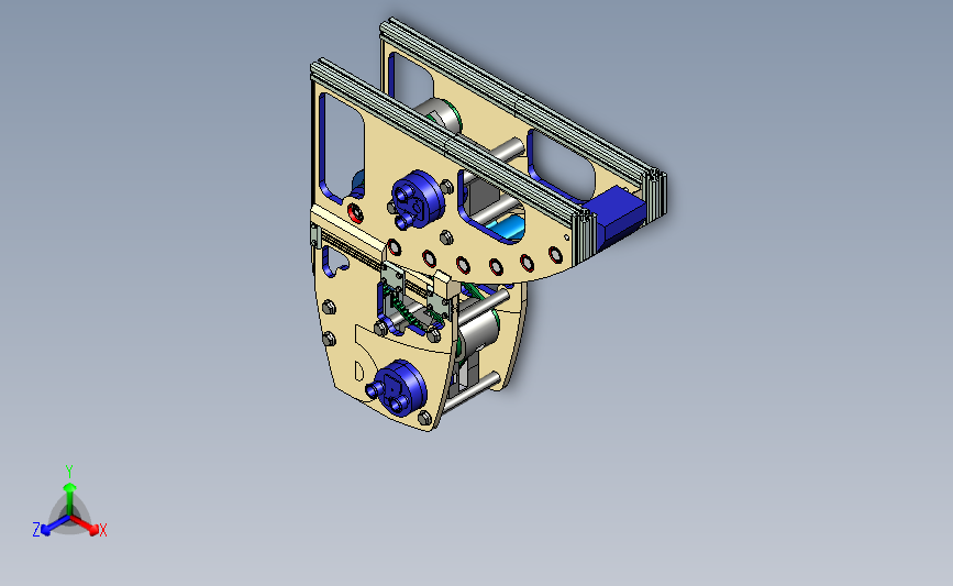 精密辊给料机3D模型SolidWorks三维设计图