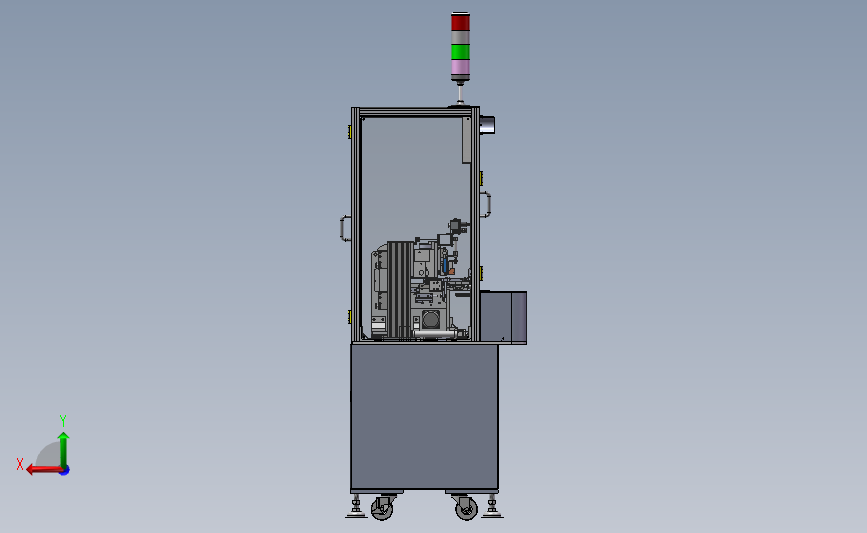 绝缘胶膜贴付机(自动贴附机 贴膜机)3D模型SolidWorks三维设计图