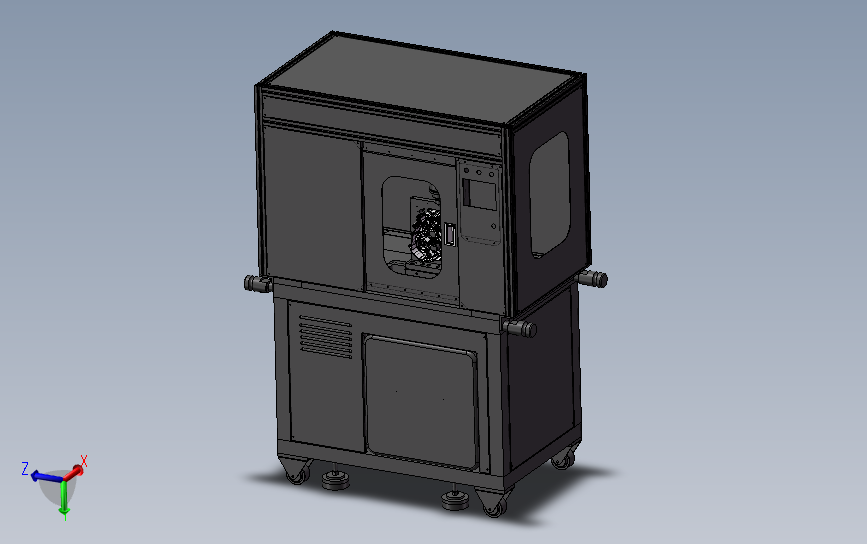 曲轴箱加工专机.非标自动化设备3D模型SolidWorks三维设计图