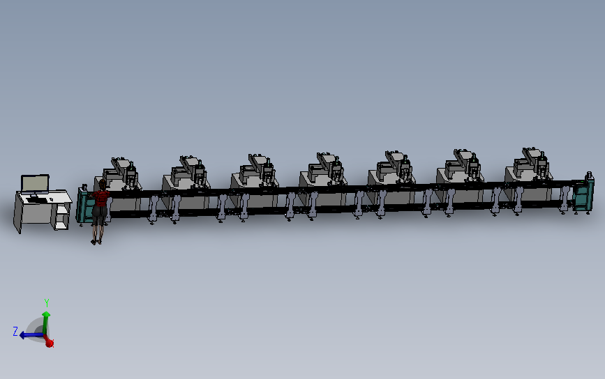 手机外壳CNC加工线3D模型SolidWorks三维设计图