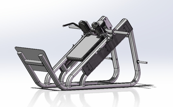 卧式深蹲训练器