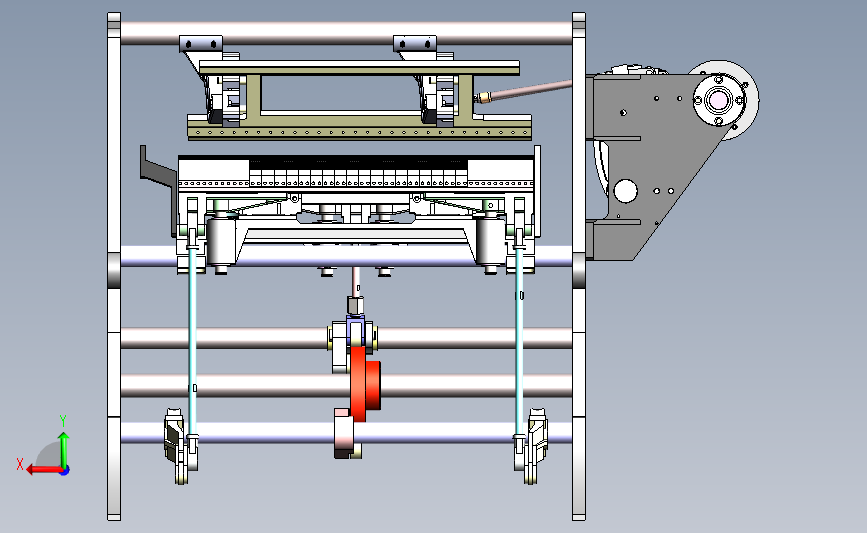 经典的国产经编机 3D模型SolidWorks三维设计图