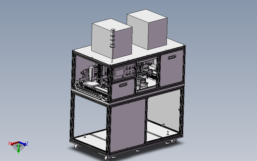 锂电池点焊机3D模型SolidWorks三维设计图