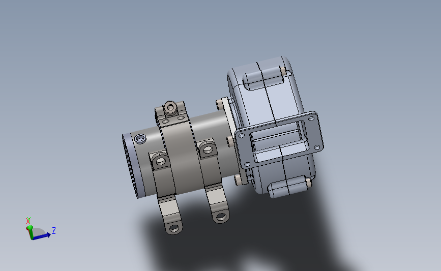 离心风机 3D模型SolidWorks三维设计图