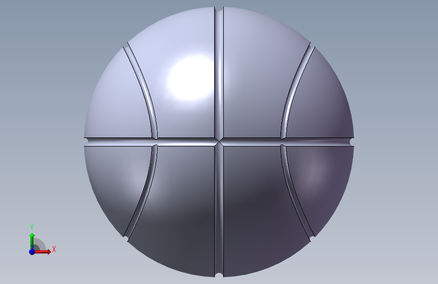 篮球(视频教程+Sldprt源文件) 视频教程SolidWorks三维设计图