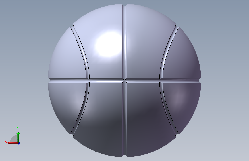 篮球(视频教程+Sldprt源文件) 视频教程SolidWorks三维设计图