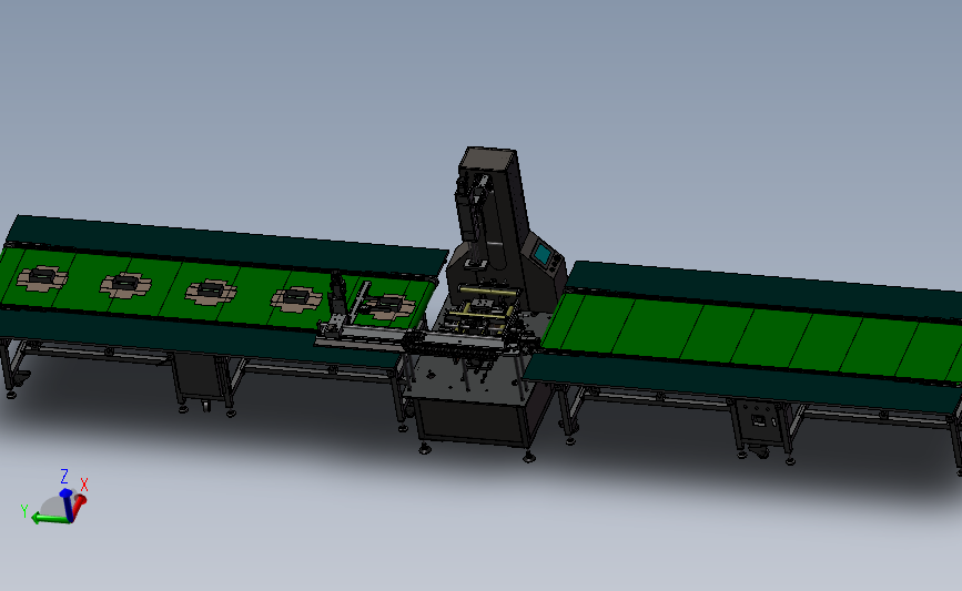 礼品盒包装成型机 3D模型SolidWorks三维设计图