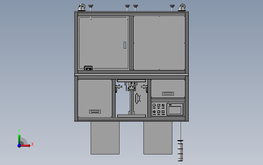 锂电池点焊机3D模型SolidWorks三维设计图