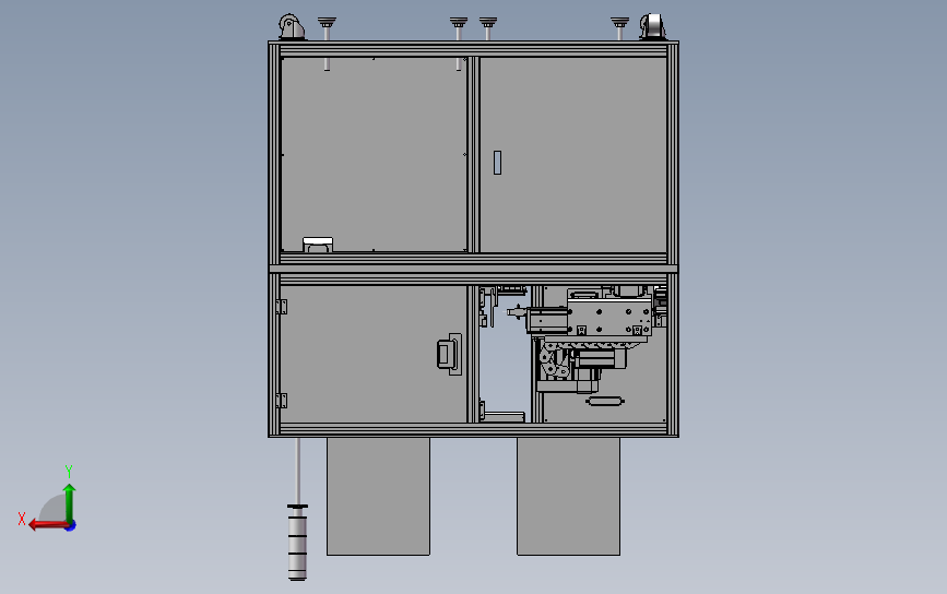 锂电池点焊机3D模型SolidWorks三维设计图