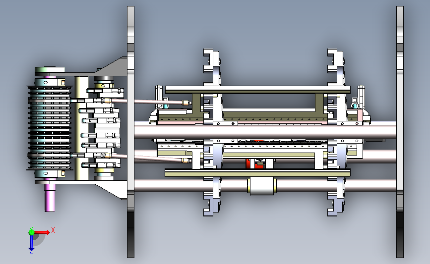 经典的国产经编机 3D模型SolidWorks三维设计图
