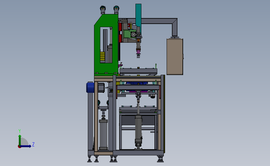 六角螺母拧紧机、非标自动化拧紧机3D模型SolidWorks三维设计图