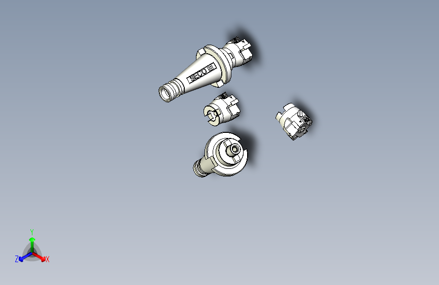 可转位铣刀3D模型SolidWorks三维设计图