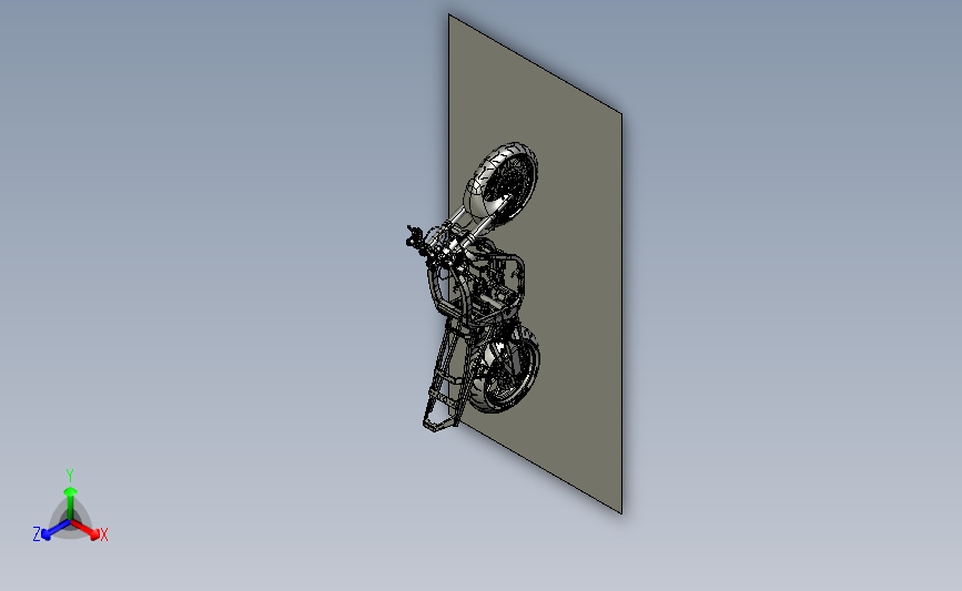 铃木GSXR1100摩托车 3D模型SolidWorks三维设计图