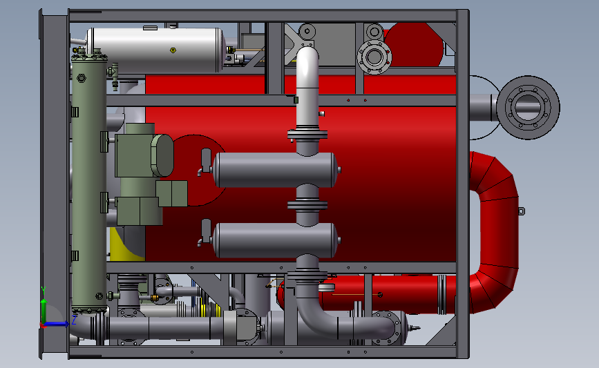 空气净化干燥机模型 3D模型SolidWorks三维设计图