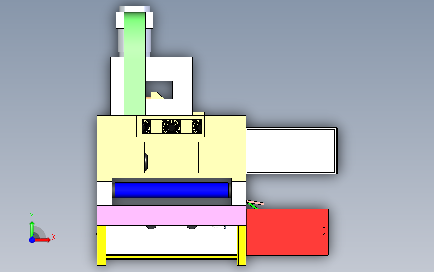 流水线设备 3D模型SolidWorks三维设计图