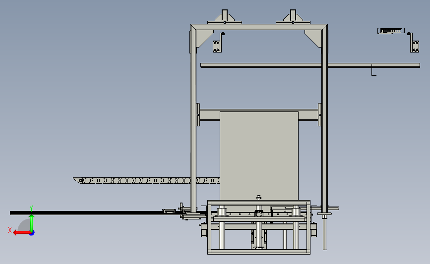 龙门移载机 3D模型SolidWorks ProE Creo三维设计图