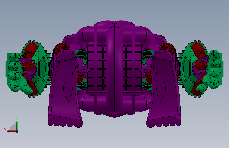 骷髅机器人 3D模型SolidWorks三维设计图