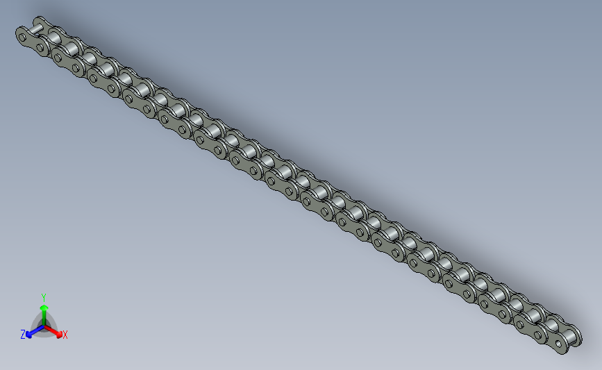 链轮链条与气缸提升机构 3D模型SolidWorks三维设计图