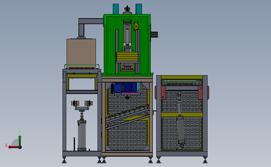 六角螺母拧紧机、非标自动化拧紧机3D模型SolidWorks三维设计图