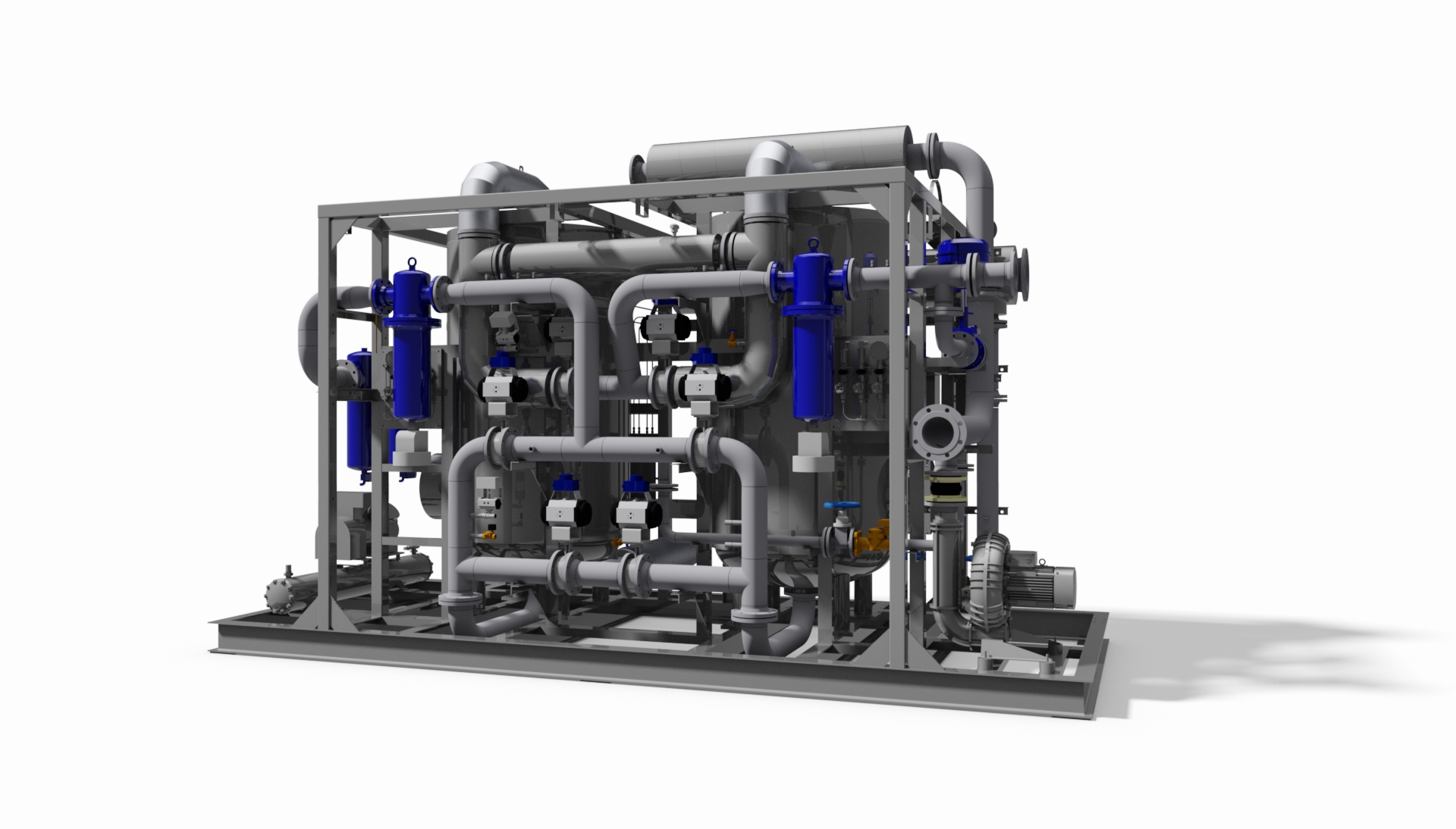 空气净化干燥机模型 3D模型SolidWorks三维设计图