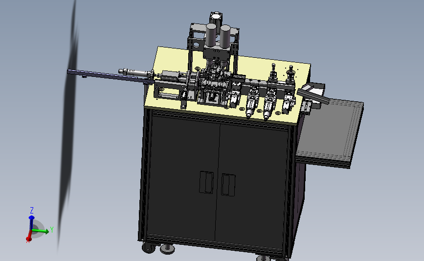 连接器自动组装螺丝机 3D模型SolidWorks三维设计图