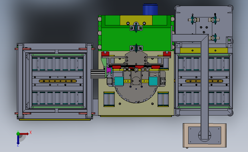 六角螺母拧紧机、非标自动化拧紧机3D模型SolidWorks三维设计图