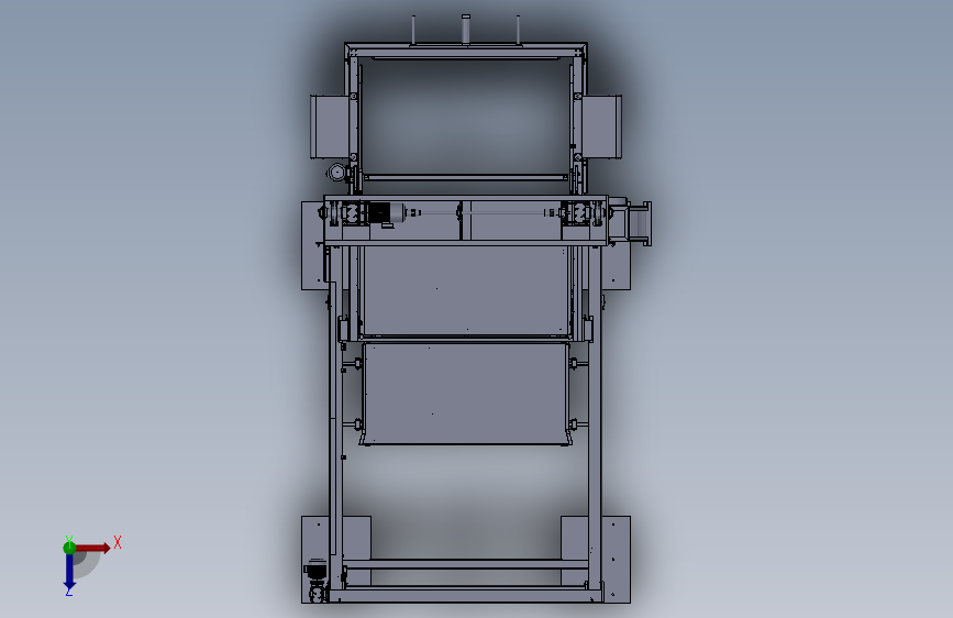 龙门码垛机3D模型SolidWorks三维设计图