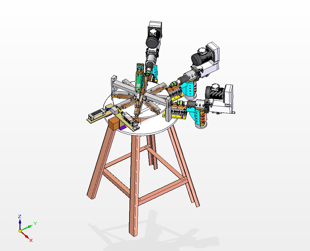 蒙特转移设备 3D模型SolidWorks三维设计图ProE设计