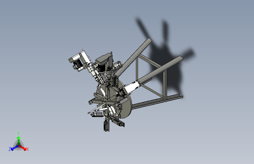 蒙特转移设备 3D模型SolidWorks三维设计图ProE设计