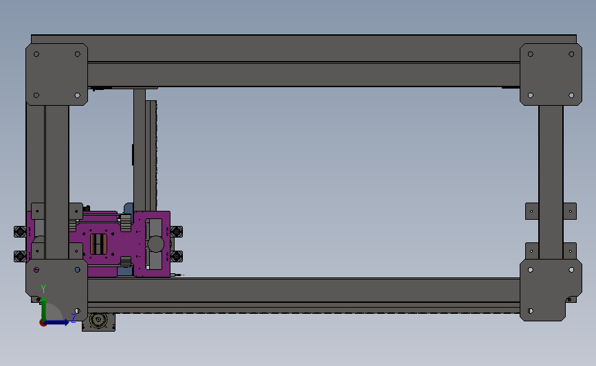 龙门架运输机械手 3D模型SolidWorks三维设计图