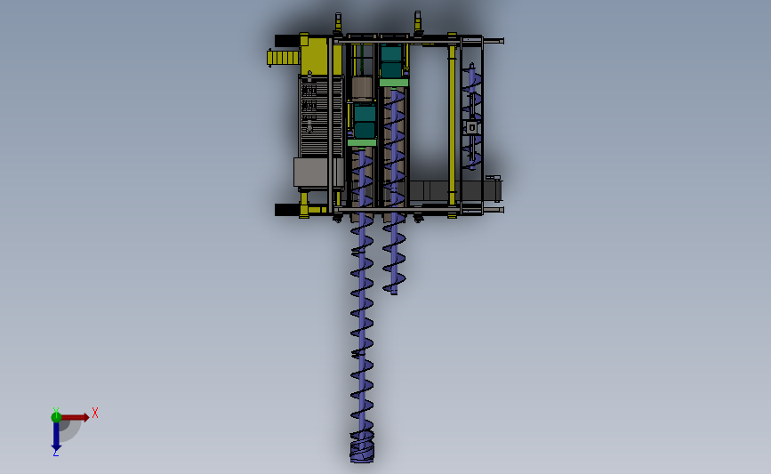 煤炭开采机械设备3D模型SolidWorks三维设计图