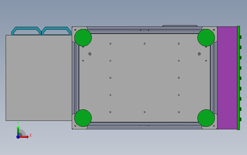 美的空调主板FCT双层在线式测试机 3D模型SolidWorks三维设计图
