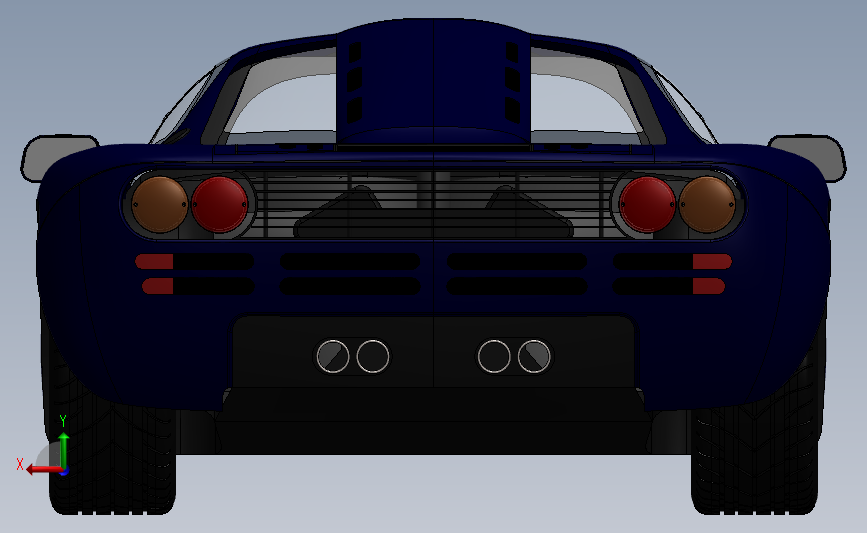 迈凯轮F1赛车 3D模型SolidWorks三维设计图
