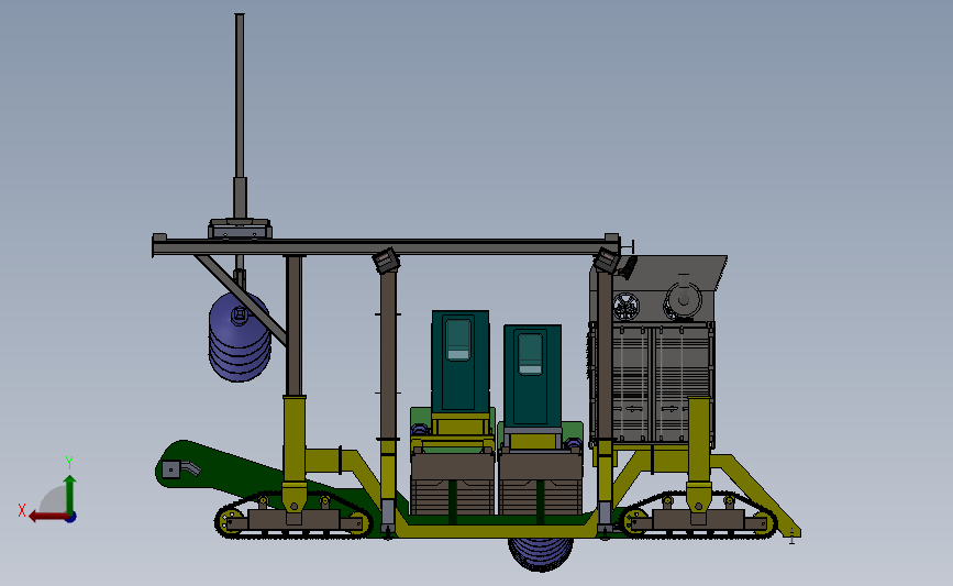 煤炭开采机械设备3D模型SolidWorks三维设计图