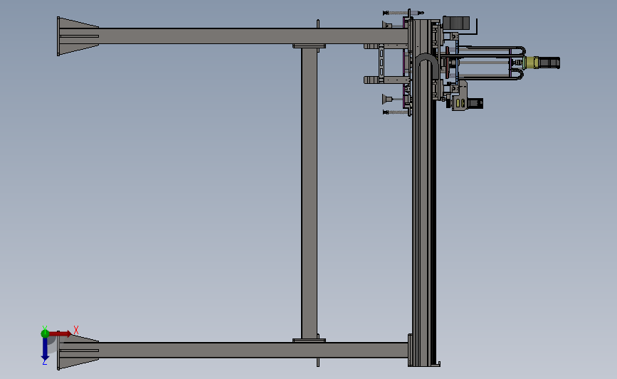 龙门架运输机械手 3D模型SolidWorks三维设计图