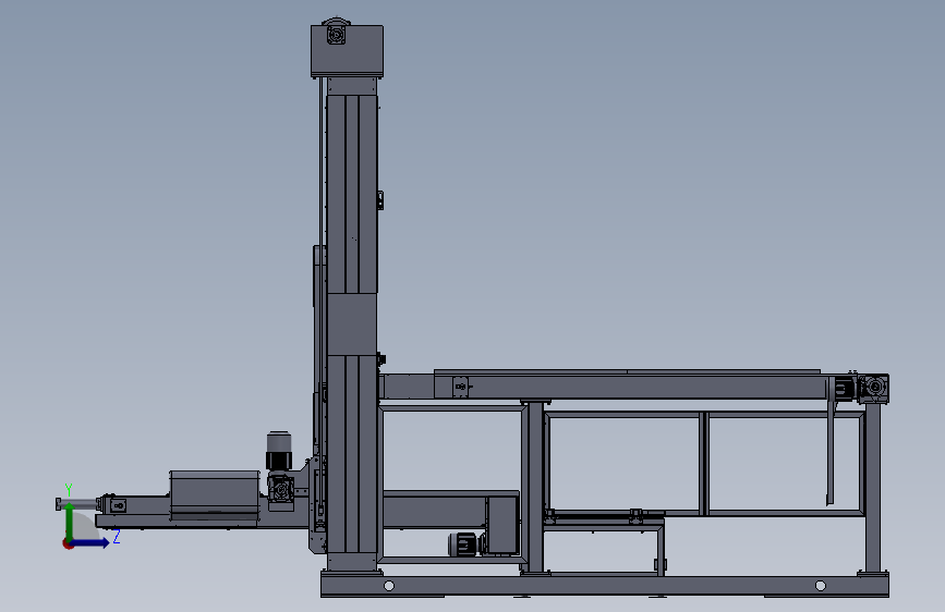 龙门码垛机3D模型SolidWorks三维设计图