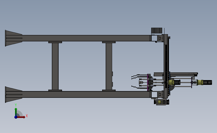 龙门架运输机械手 3D模型SolidWorks三维设计图