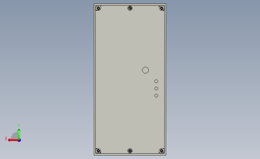 门口对讲机 3D模型SolidWorks三维设计图