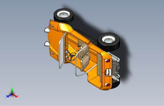 迈尔斯马恩岛沙滩车 3D模型SolidWorks三维设计图