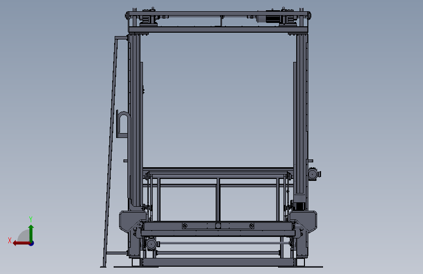 龙门码垛机3D模型SolidWorks三维设计图