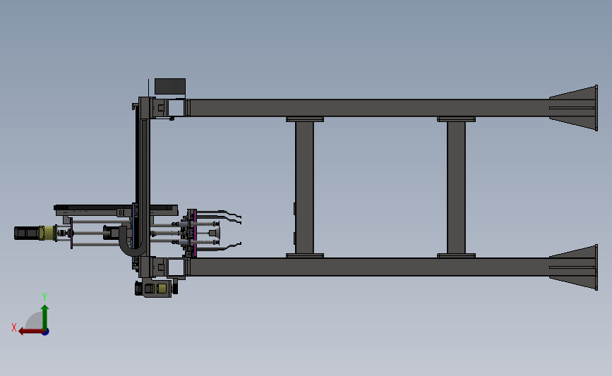 龙门架运输机械手 3D模型SolidWorks三维设计图