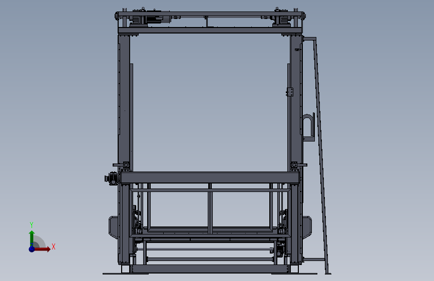 龙门码垛机3D模型SolidWorks三维设计图