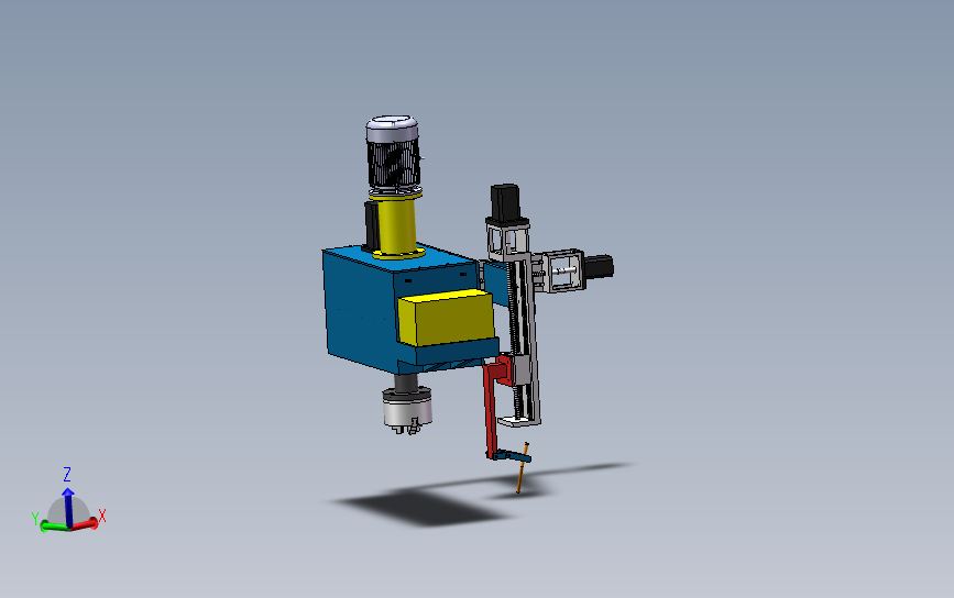 马鞍数控自动焊机 3D模型SolidWorks三维设计图