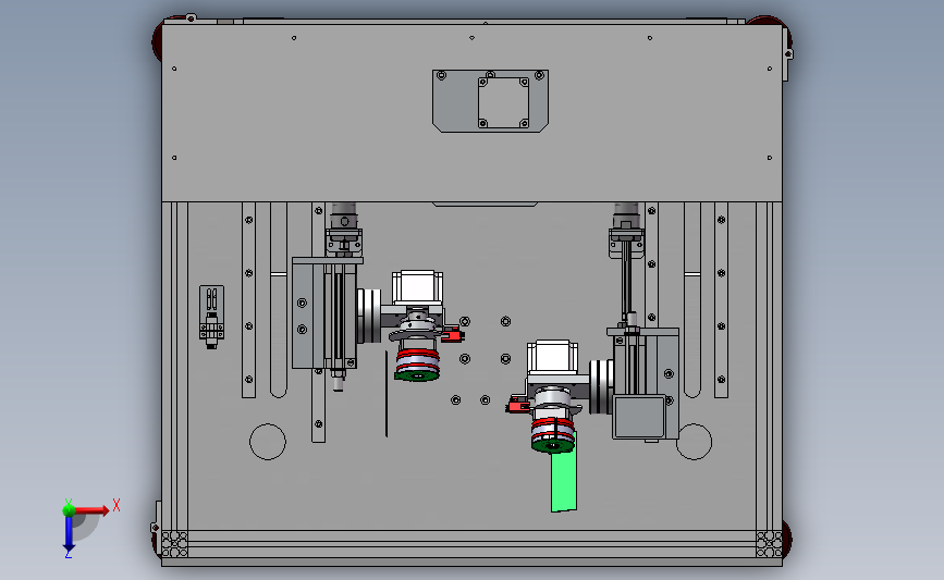 马达定子点胶设备 非标点胶机(全套3D模型+工程图)3D模型SolidWorks三维设计图