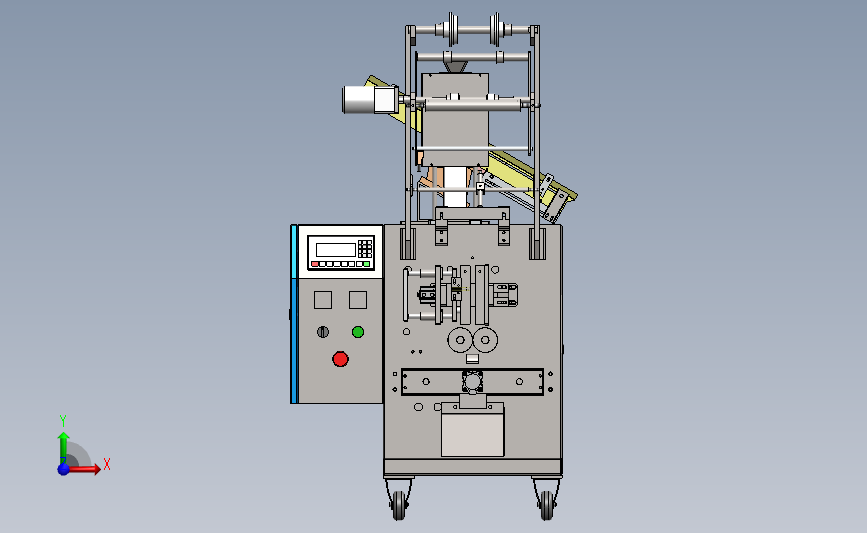 螺丝机包装机、自动螺丝包装机3D模型SolidWorks三维设计图