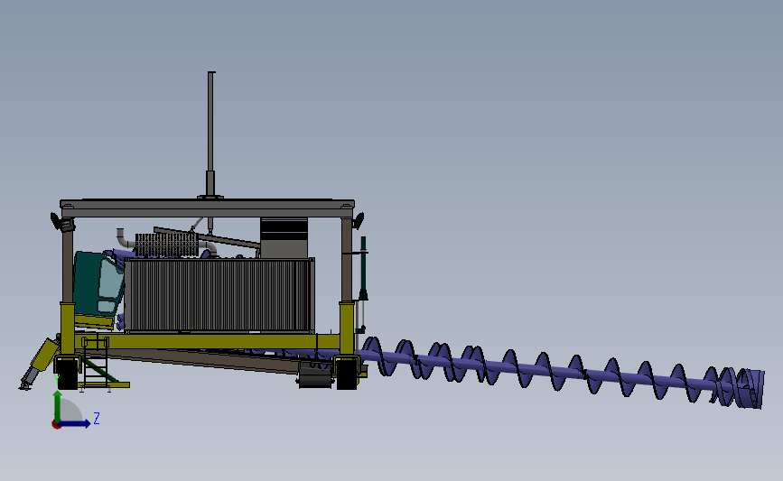 煤炭开采机械设备3D模型SolidWorks三维设计图
