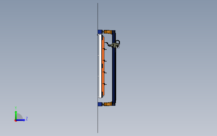 龙门架式机器人工作站3D模型SolidWorks三维设计图