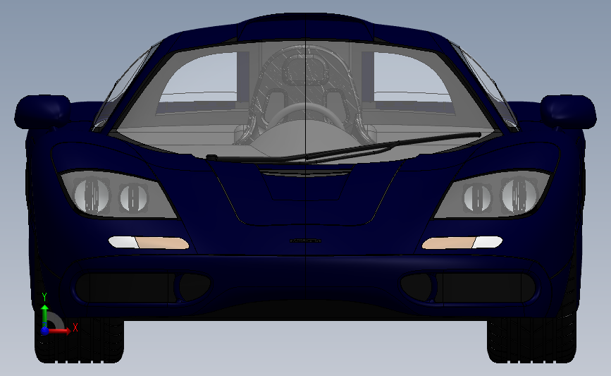 迈凯轮F1赛车 3D模型SolidWorks三维设计图
